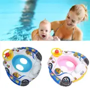 Baby Swimming Ring Inflatable Float Swim Seat Toddler Kid With And Wheels Horn