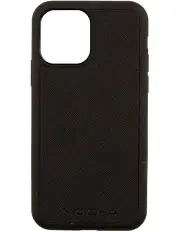 [Mocha] Jane Black iPhone 12 Mini Leather Hard Case