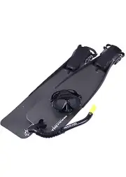 NEW Adults Marlin mask, snorkel long blade fin set silicone