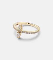 [Persee] Persée Héra 18kt gold ring with diamonds N gold