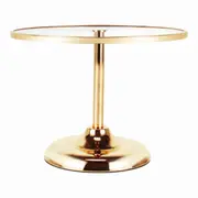 Gold Frame & Glass Top Cake Stand- 30cm