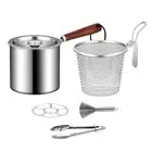 Deep Frying Pot with Lids Kitchen Frying Pan for Party Camping Tempura