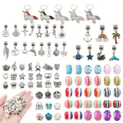 DIY Bracelet Kit Jewelry Making Unicorn Beading Kit Gift 88pc 5 Bracelet Chains