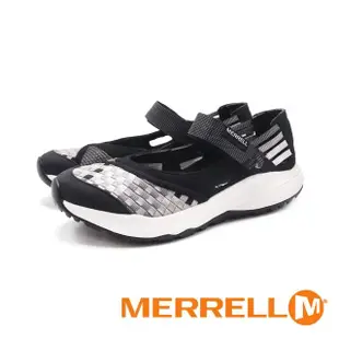 【MERRELL】女 BRAVADA 2 WRAP魔鬼氈編織娃娃休閒鞋 女鞋(黑灰)