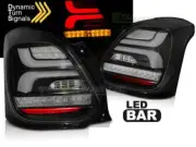 Luces traseras LED for Suzuki Swift 6 VI '17-Indicadores secuenciales LED negros