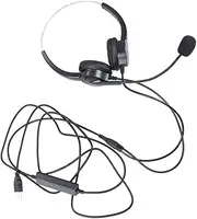 Kisangel Microphone Headphones 3.5mm Headset Speaker Mic -Directional Noise Reduction for Communication