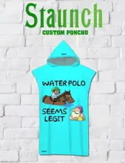 Staunch - Seems Legit Poncho TURQUOISE