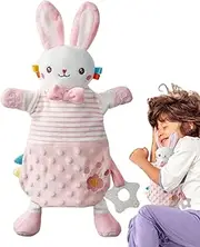 Sleeping Soother Lovey - Animal-Themed Toddler Lovey for Sleeping | Boys Girls Bed Sofa Soothing Security Blanket Huggable for Children's Day, Birthday