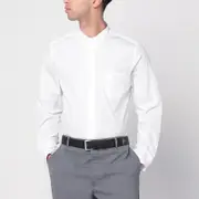 [Prada] White cotton shirt L White