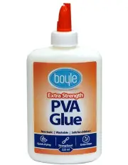 [BOYLE] Washable PVA Adhesive Clear Glue 225ml