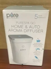 Go Home and Auto Aroma Diffuser - Pure Enrichment: Portable USB-Powered Stress