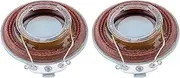 FMGMPMOCJ 2pcs Audio Speakers 35/44mm Plane Vibration Speaker Resonance Speaker 15W 4 Ohms DIY for Home Theater Bookshelf Speaker