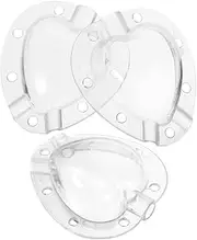 Kisangel 3pcs Heart Shape Mould for Tomato Strawberry Vegetable Shaping Tool Growing Mould