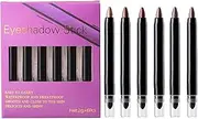 Stick Eyeshadow - 6 Colors Waterproof Shimmer Eyeshadow Stick | Shimmer Smudge-proof Eyeshadow Stick Eye Brightener Pencil for Women