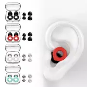 Soft Silicone Ear Plug Noise Reduction Flexible Reusable Study Sleep EarPlugs AC