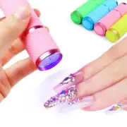 Mini UV Light LED Lamp for Gel Nails 9pcs beads Flashlight Nail Dryer Machine