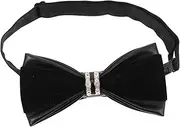 [Ipetboom] Sparkle Bow Tie Men's Women's Pre-tied Bow Tie for Parties Weddings and Formal Gatherings