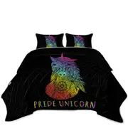 Pride Unicorn Coverlet