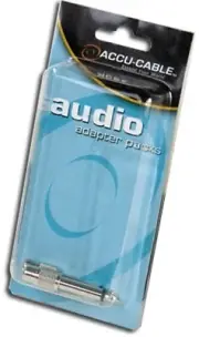 American DJ ACQMRCAF Accu-Cable Male 1/4" To Female Rca Adapter Brand New