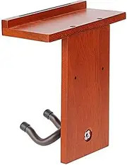 Vgvgaj Guitar Wall Mount - Acoustic Guitar Wall Mount with Pick Holder | Instrument Storage Wood Stand, Space-Saving Rack for Rehearsal Room, Bedroom, Music Studio