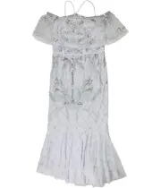 Aidan Mattox Womens Sequin Mermaid Dress