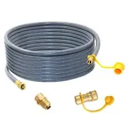 36 Ft 1/2 In ID Natural Gas Hose with 3/8 In Female Flare by 1/2 In Male Flare