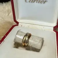 在飛比找PopChill優惠-[二手] Cartier vintage 三環戒 46號 中