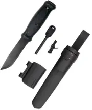 Mora Garberg Fixed Blade Knife w Survival Kit Bushcraft Sheath Fire Steel 13915