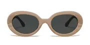 HANUKEii Tulum HK-018-02 Men's Sunglasses Brown Size 51