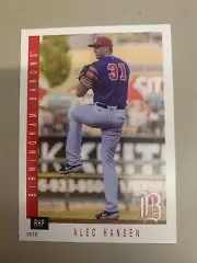 Alec Hansen 2019 Birmingham Barons Team Card