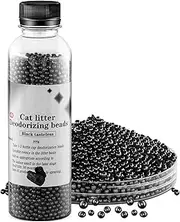 Cat litter deodorizer|Cat litter box deodorizer|Cat litter crystals,Cat odor eliminator for home, 8.5 oz (black)