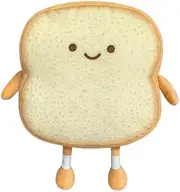 Toast Bread Pillow Funny Food Plush Toy Pillows Small Cute Stuffed Plush Toast Sofa Pillow (Toast Bread,Golden)