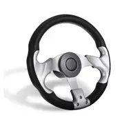 Speed Boat Steering Wheel Universal Marine 3 Spoke Helm Foam Grip for Pontoon