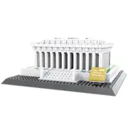 979 PCS Building Blocks Architecture Lincoln Memorial Kids Adult Toys
