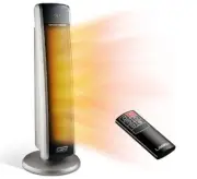 Calentador Oscilante Ventilador De Pie Aire Caliente Electrico 1.5kW Para Casa