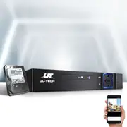 UL-Tech 8CH DVR 1080P 5in1 CCTV Video Recorder 4TB Hard Drive