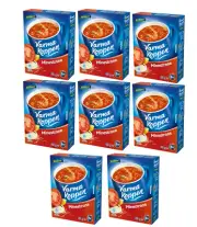✨ 8x Blå Band Varma Koppen Minestrone Soup | 63g Each Hearty & Convenient