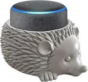 Dekodots Smart Speaker Table Stand (Hedgehog) - Decorative Holder for Amazon Echo Dot or Google Home Mini - Portable Design, No Sound or Microphone Interference - Durable Poly-Resin