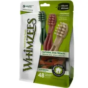 Whimzees Veggie Treats Toothbrush X-Small - 48-Pack