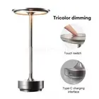 Modern LED Table Lamp Touch Dimmable USB Rechargeable Bar Wireless Night Light