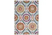 Designer Handmade Wool Rug-Vine 6266-Ivory/Multi