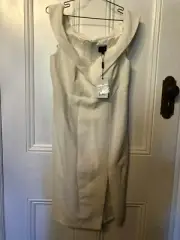 Bardot Belal Midi Dress Ivory size 12 new rrp $119
