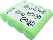 SCESMIA Replacement Battery for Hanseatic Miami 4.8V/1800mA