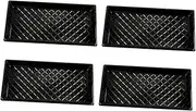 Abaodam 4pcs Plastic Planting Tray for Vegetable Germination Lightweight and Durable Garden Trays for Sprouting and Easy to Clean for Home Gardening
