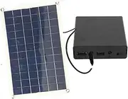 Outdoor Water Feature 50W 800L/H DC 12V Low Noise Brushless Solar Water Pump Kit For Pool Outdoor Waterfall Fountain Pond Bird Bath Garden Decoration(30W)