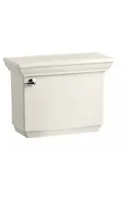 Kohler K-4433-96 Memoirs 1.28 Gallons Aquapiston Toilet Tank Only- Biscuit