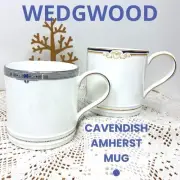 Wedgwood Cavendish Amherst Mug Set 2pcs 3.1 x 3.5 Inch Ceramic Tea Cups