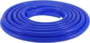 X AUTOHAUX 1 Pcs Silicone Vacuum Tubing Hose High Temperature 50Ft 1/2" 12mm ID 3mm Thickness Automotive Vacuum Line 130PSI Max Pressure Blue