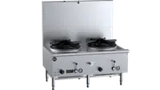B+S Black Two Hole Deluxe Waterless Stock Pot LPG