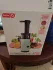 DASH Deluxe Compact 130 Watts Protable Slow Cold Press Power Juicer/Dessert